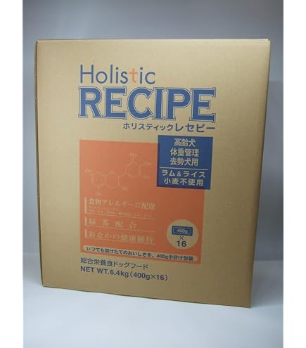 Amazon.co.jp: ホリスティックレセピー ラム&ライス 小粒 成犬用 2.4kg